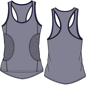 Patron ropa, Fashion sewing pattern, molde confeccion, patronesymoldes.com Top tank 3037 LADIES T-Shirts